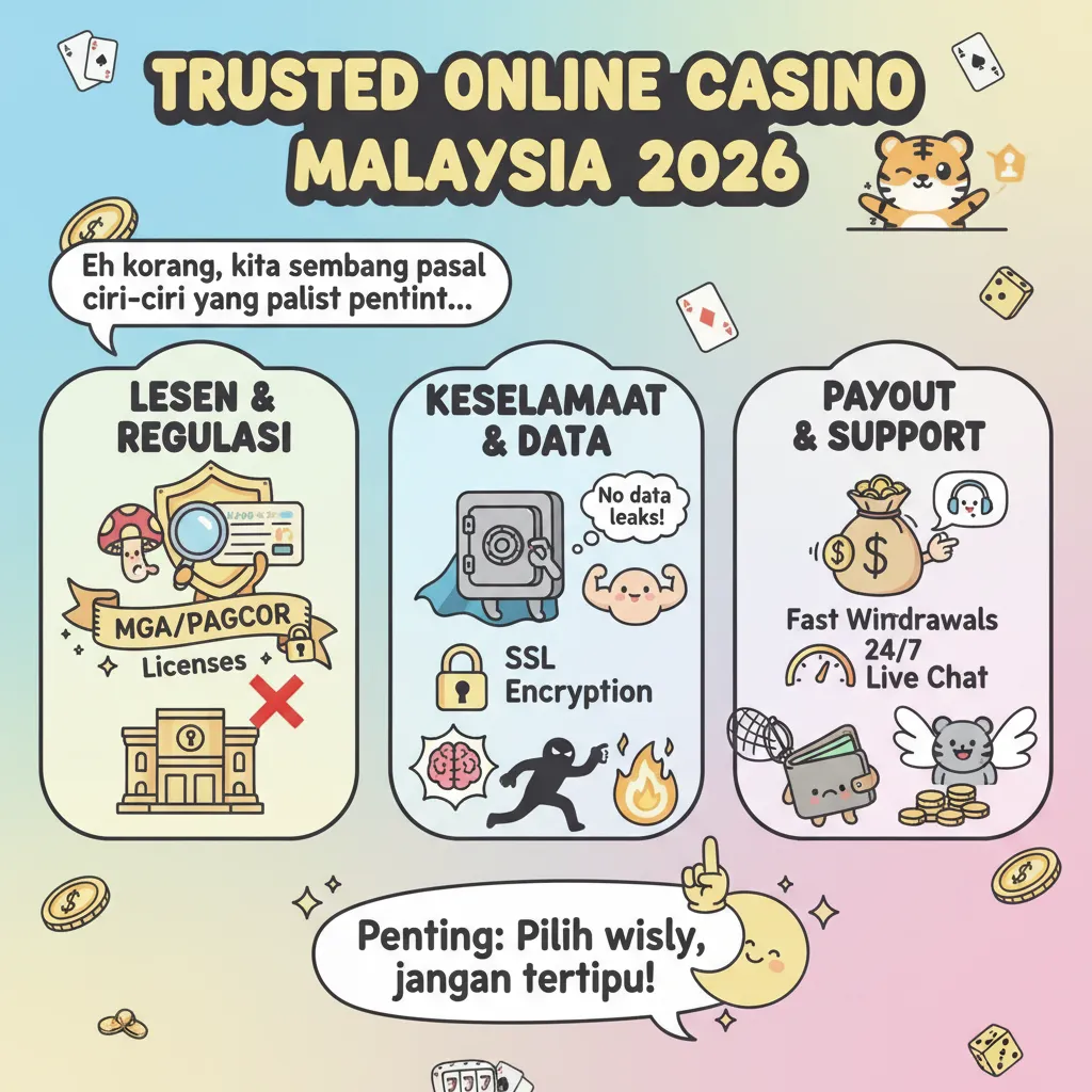 Ciri Trusted Online Casino Malaysia Terbaik