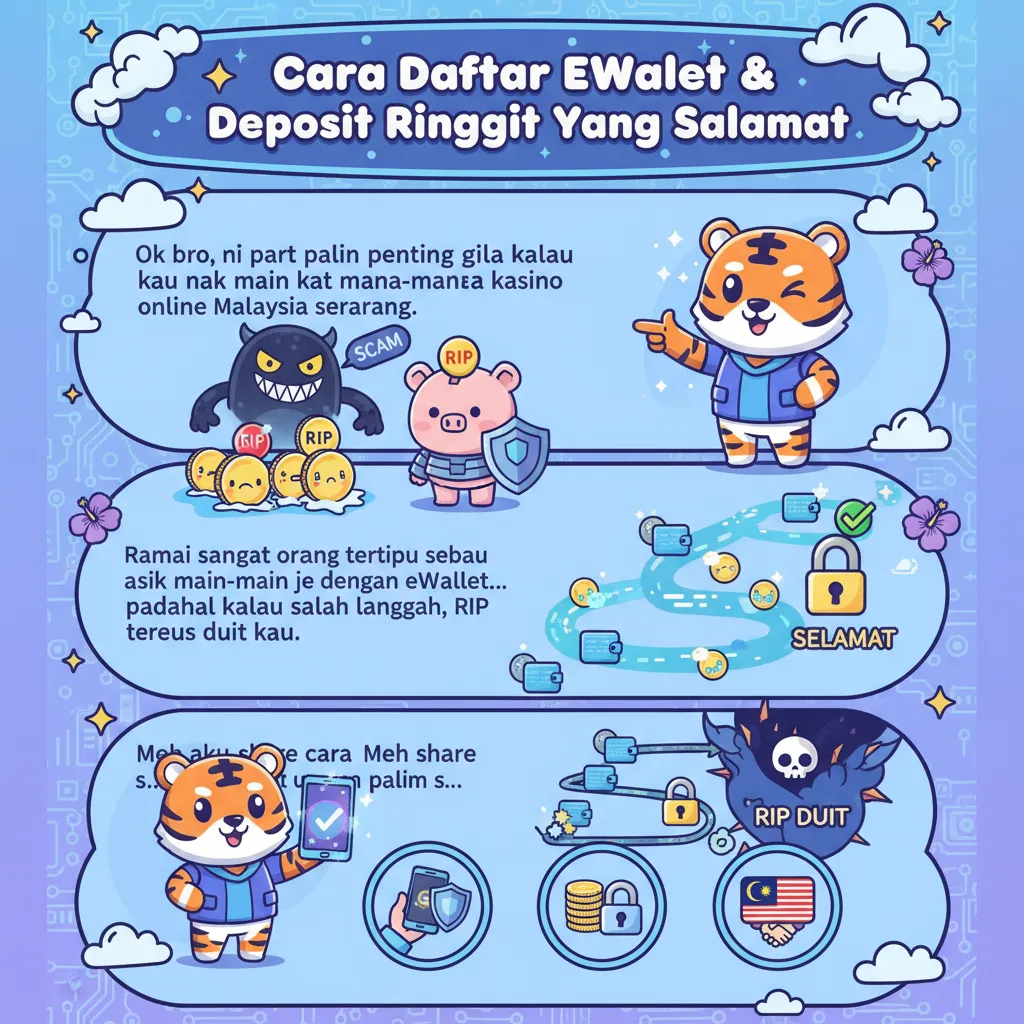 Cara Daftar EWallet & Deposit Ringgit Yang Selamat