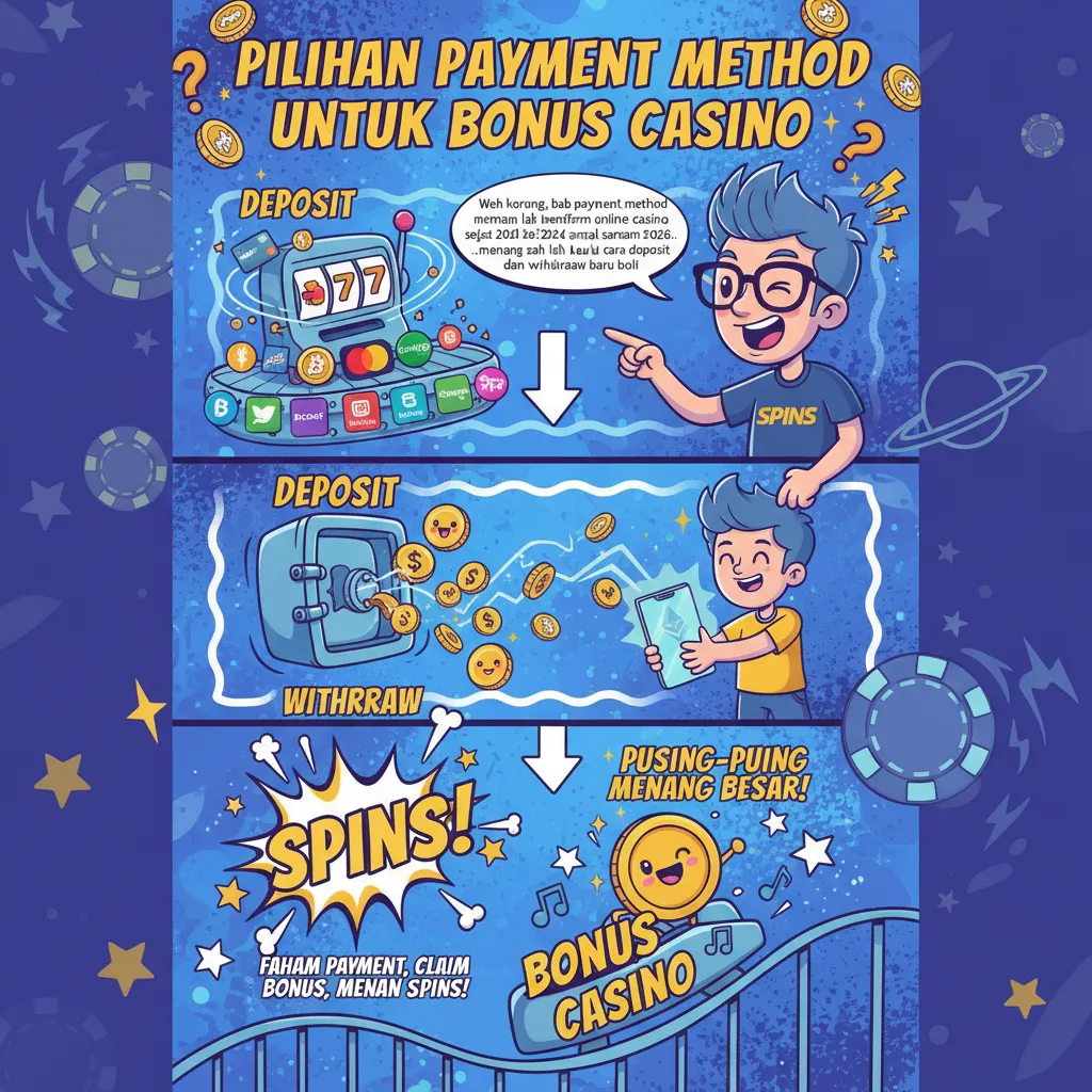 Pilihan Payment Method Untuk Bonus Casino
